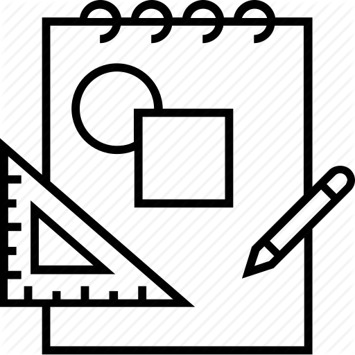 512x512 Art, Drawing, Geometry, Shapes, Sketching Icon