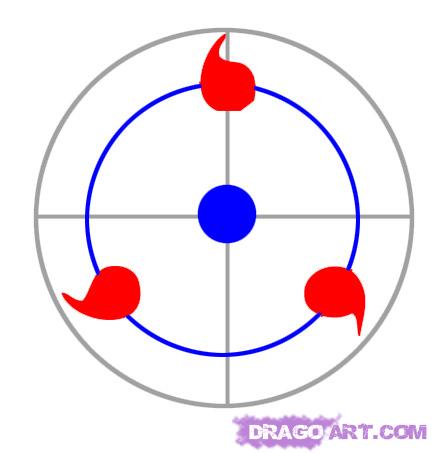 432x454 How To Draw Sharingan, Step