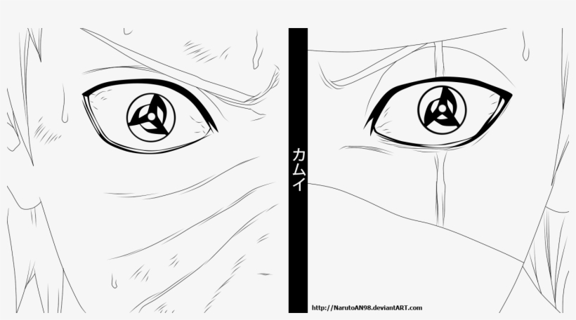 820x456 Collection Of Obito Kamui Drawing