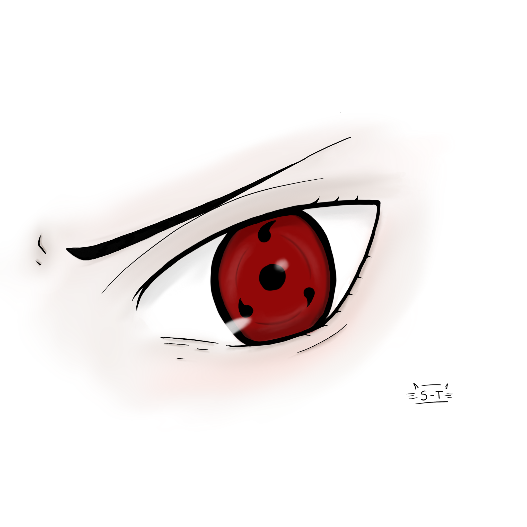 2048x2048 Uchiha Sasuke Sharingan Mode