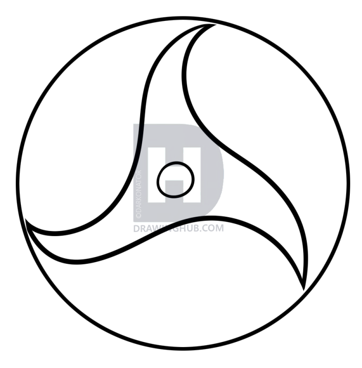 708x720 How To Draw Itachi Sharingan, Step