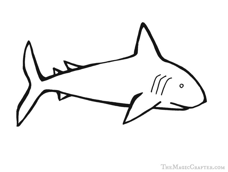 Shark Drawing For Kids | Free download on ClipArtMag