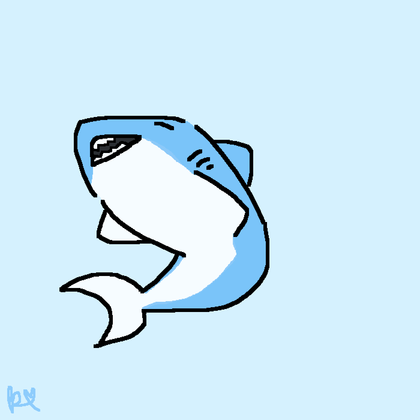 1400x1400 Drawing Shark Baby Transparent Png Clipart Free Download