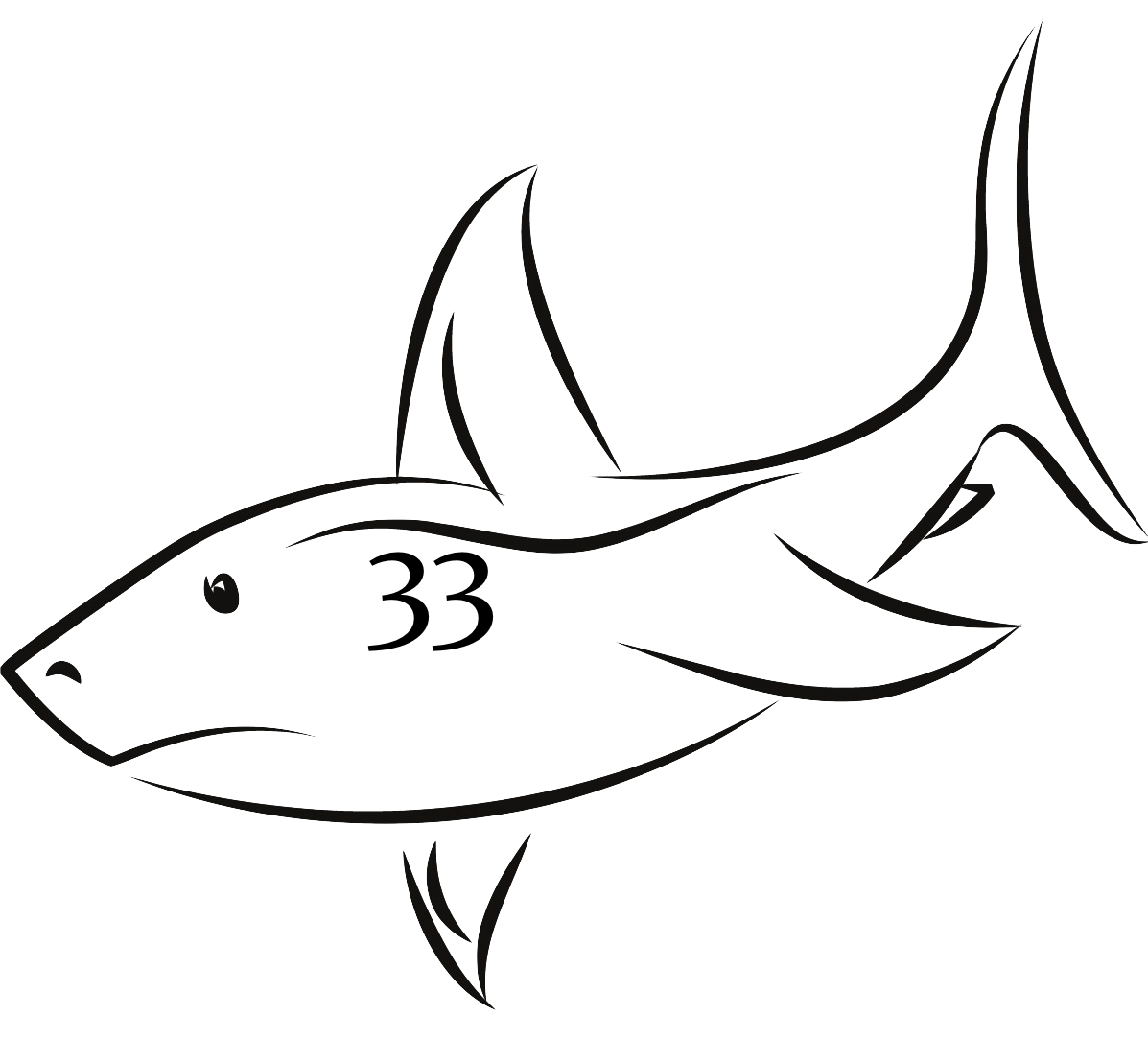 1197x1083 Similiar Shark Fin Drawing Cool Design Keywords Clip Art