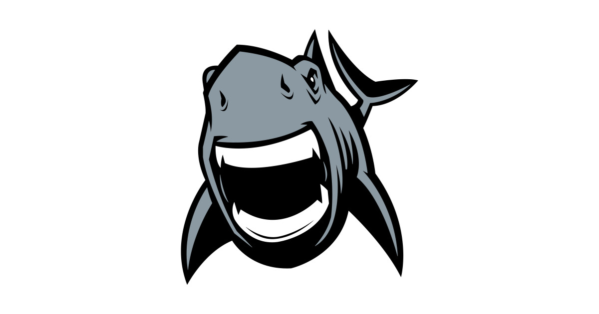 1200x630 Angry Great White Shark Logo