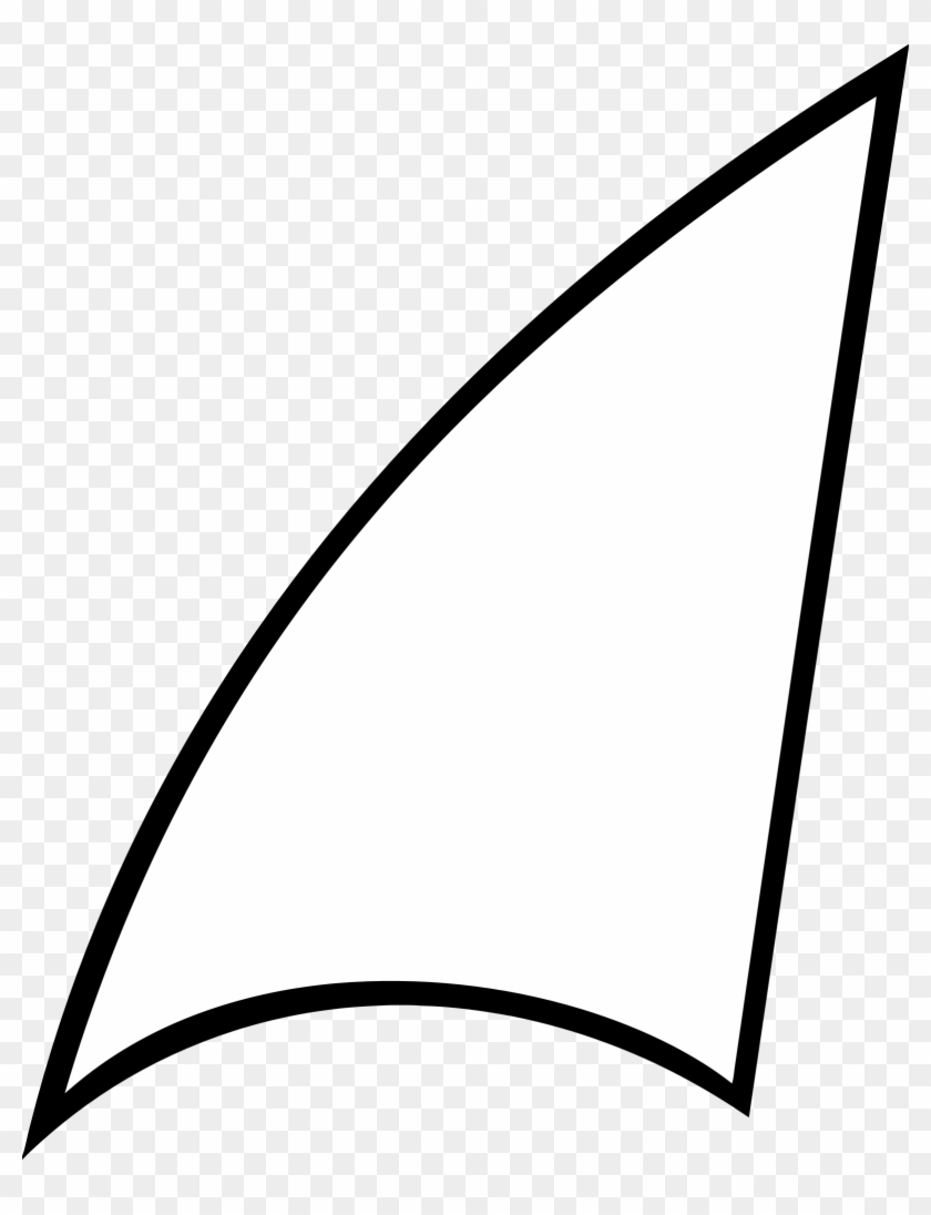 840x1096 Fins Clipart Shark Outline