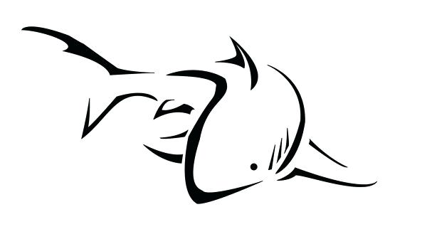 600x343 Shark Outlines Click The Image To Enlarge Free Shark Outlines