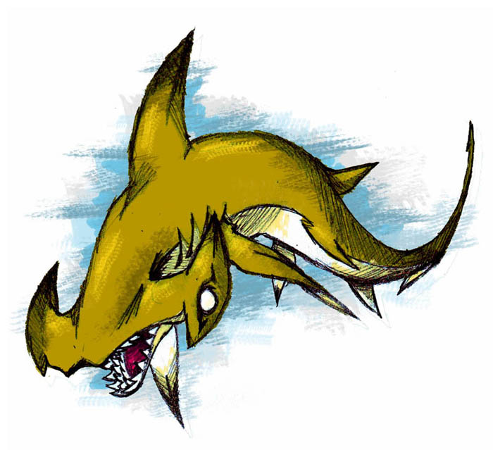 700x639 Shark Drawing, Pencil, Sketch, Colorful, Realistic Art Images