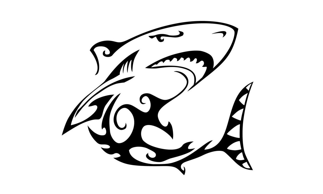 1280x768 Tribal Shark Crafty