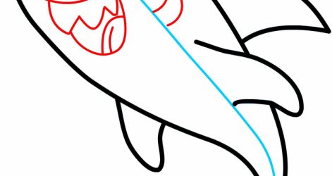471x250 Easy Shark Face Drawing Cute Cartoon Mouth I Fertility