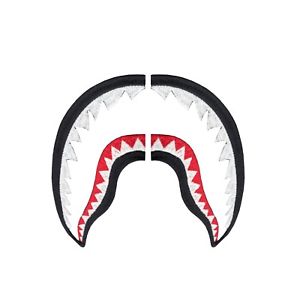 300x300 Shark Teeth Set Of Two Combo Sneaker Iron On Embroidered Applique