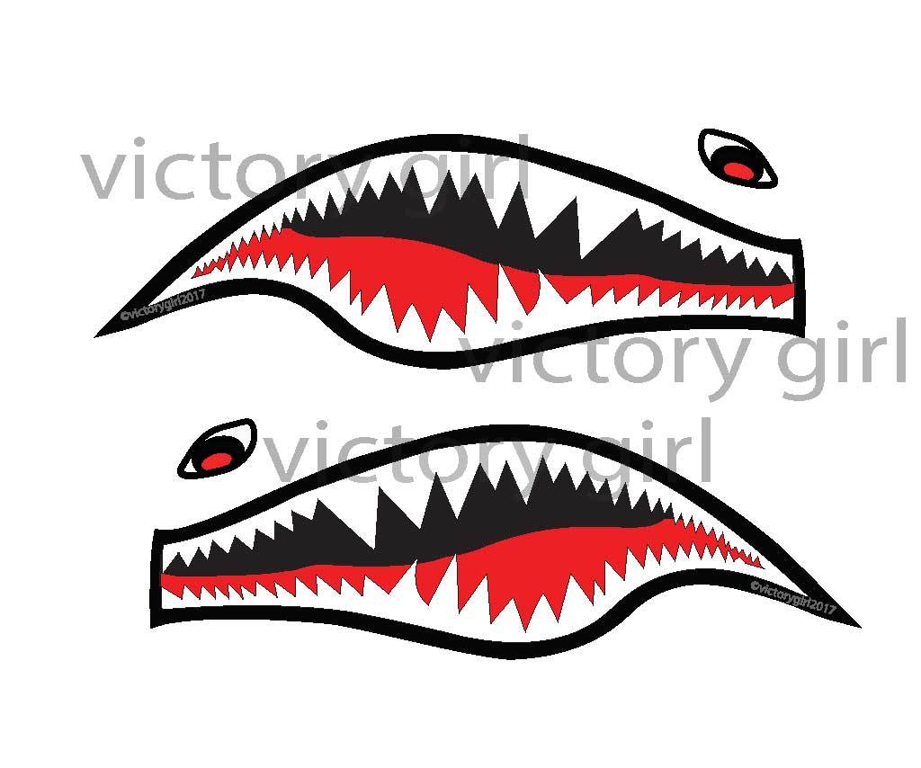 1024x854 Shark Teeth Victory Girl