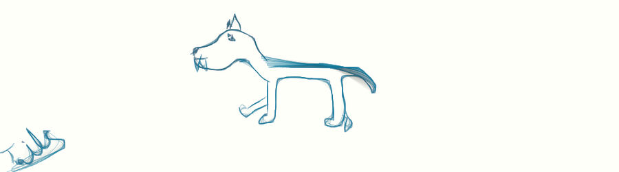 900x250 Dog With Sharp Teeth