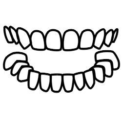250x250 Drawing Cartoon Teeth