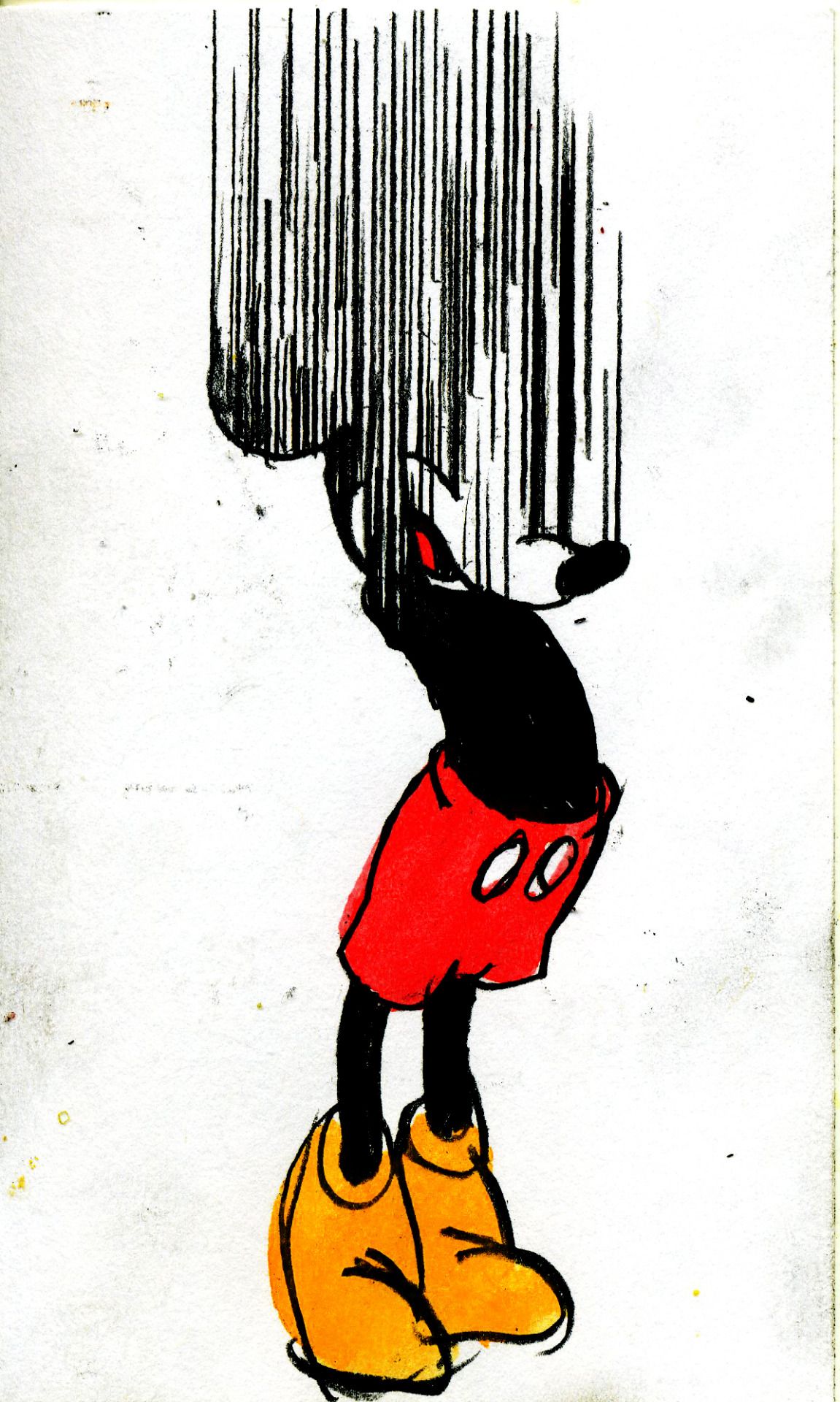 1151x1920 Now That You're Home Mickey Illustration, Tumblr, Mickey Mouse