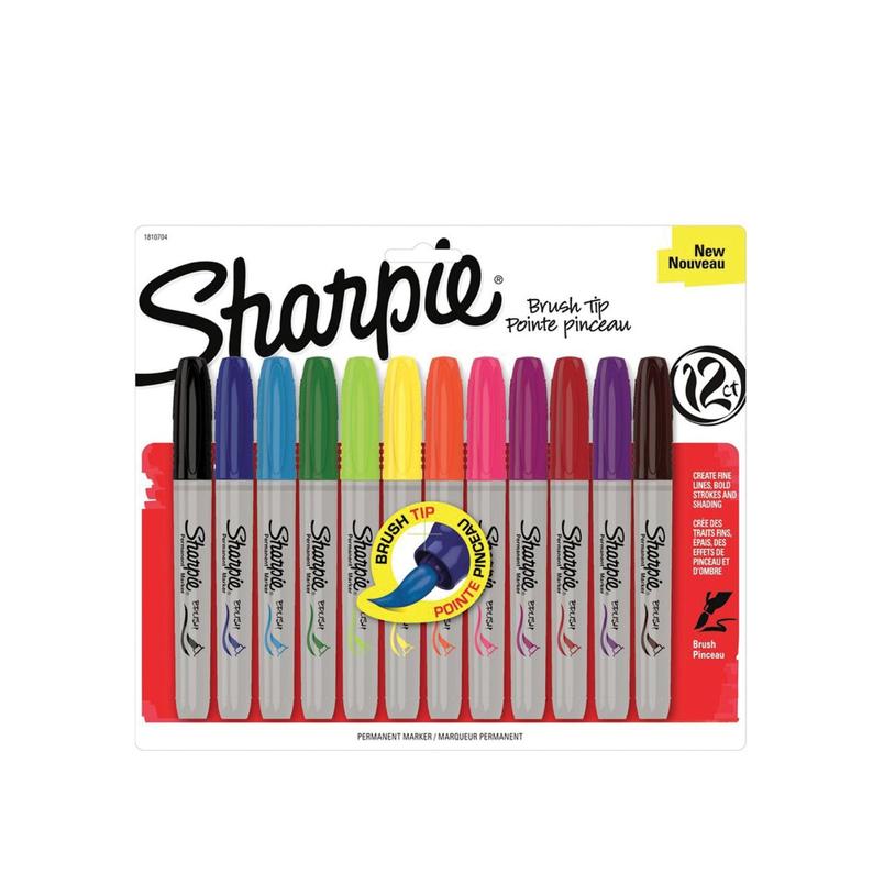 794x794 Sharpie Permanent Marker Brush Tip Colors Drawing Sharpie Etsy