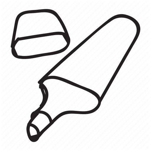 512x512 Doodle, Drawing, Felt Pen, Hand Drawn, Highlighter, Sharpie Icon