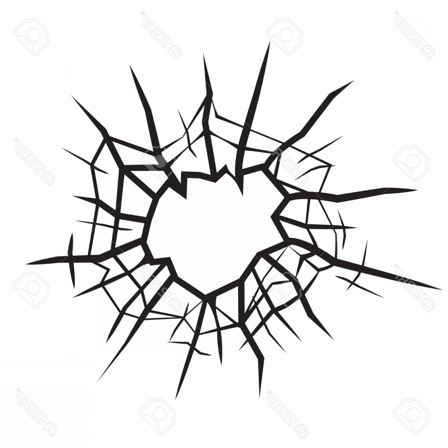 1560x1560 Shattered Glass Clipart Clipart Portal