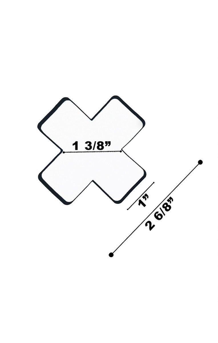 764x1200 Cross Pasties In Shattered Glass