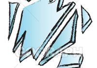 200x140 Drawing Of Broken Glass