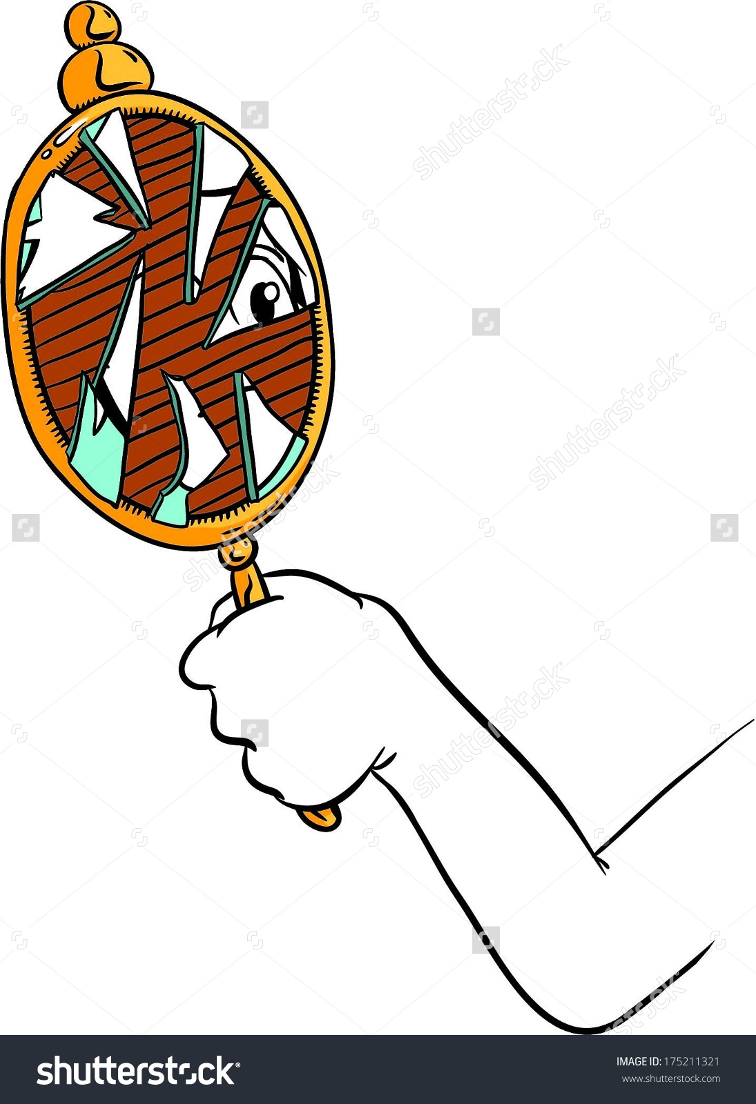 1095x1600 Shattered Glass Cartoon Clipart