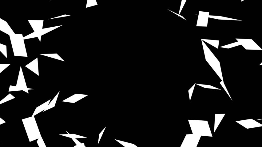 852x480 Shattered Glass Stock Footage Video