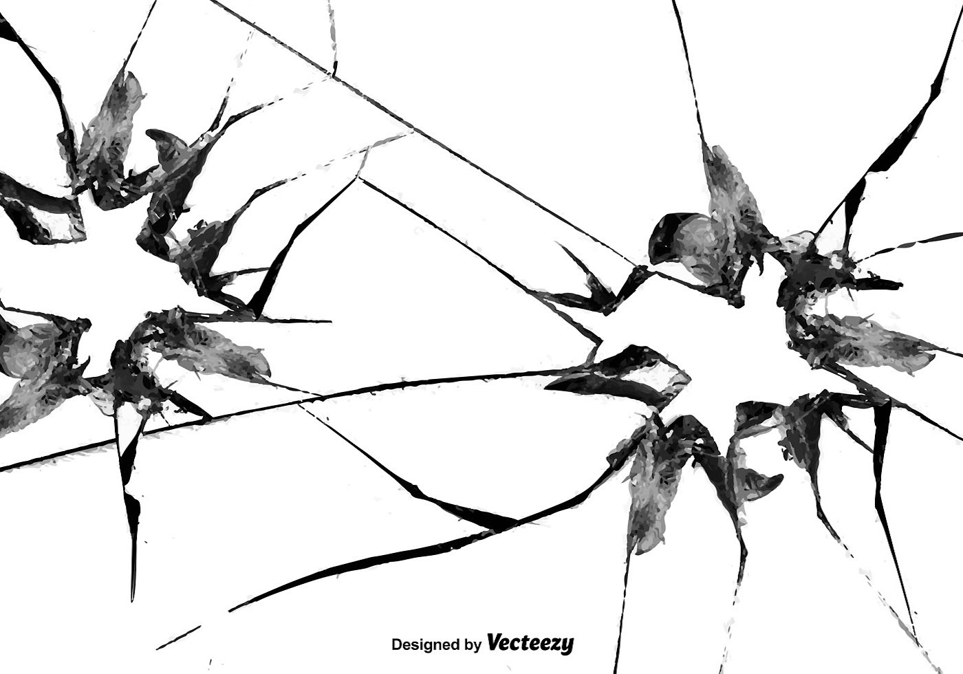 1400x980 Broken Window Vector Effect