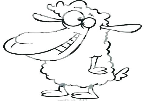 476x333 Sheep Coloring Pictures