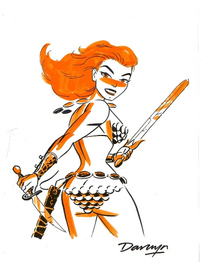 800x1003 Red Sonja She Devil With A Sword Happy Birthday Darwyn Cooke!