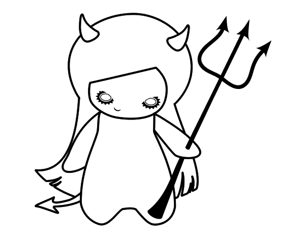 600x470 She Devil Coloring Page