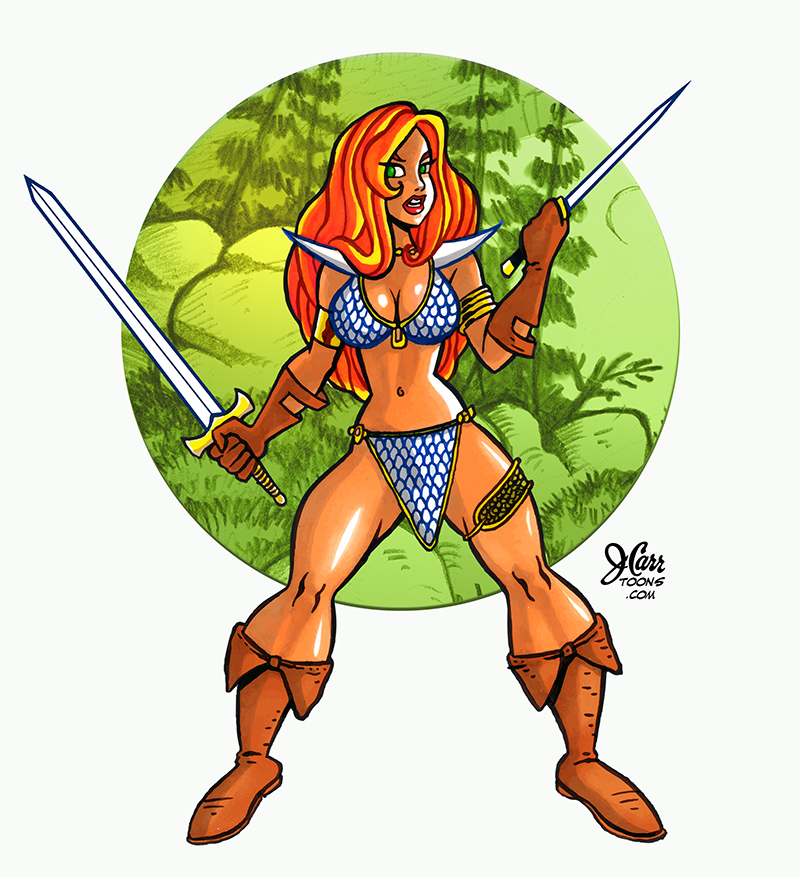 800x877 Furkini Atoll Red Sonja, She Devil With A Sword!