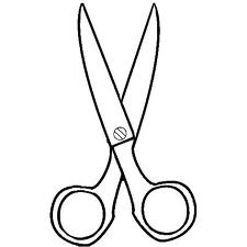 225x225 Kitchen Shears Drawing