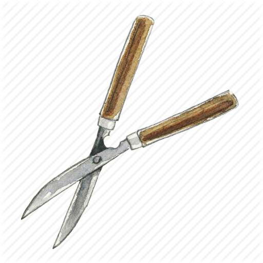 512x512 Scissor Drawing Garden Scissors Huge Freebie! Download