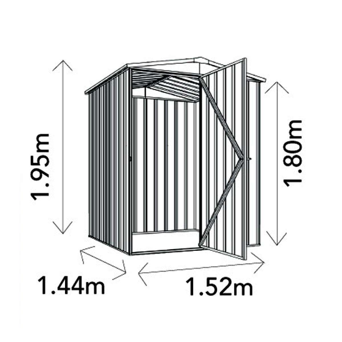 1200x1200 Absco Regent Garden Shed