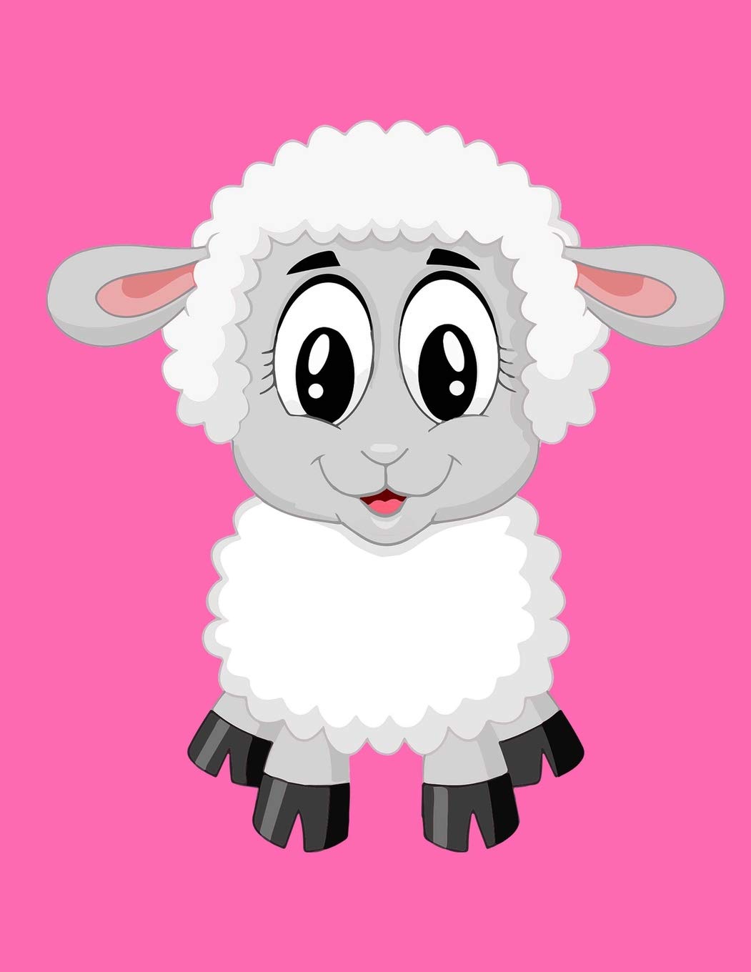 1051x1360 lamb sketchbook lamb bordered sketchbook for kids