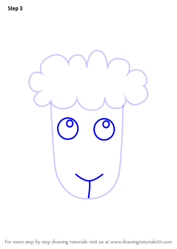 602x848 Learn How To Draw A Sheep Face For Kids