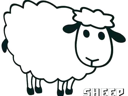 440x330 Printable Sheep Template Free Mask Lamb For Preschool