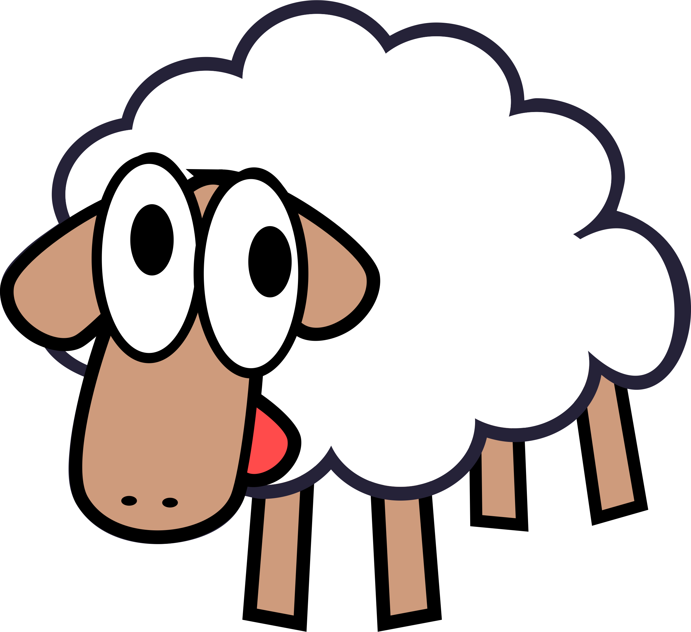 2400x2194 Drawing Sheep Face Transparent Png Clipart Free Download
