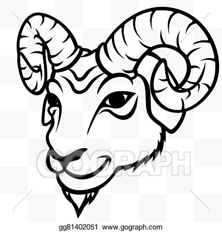 450x470 Huge Collection Of 'ram Head Drawing' Download More Than