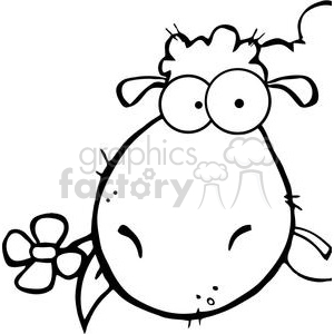 300x300 Cartoon Sheep Head Clipart Royalty Free Clipart