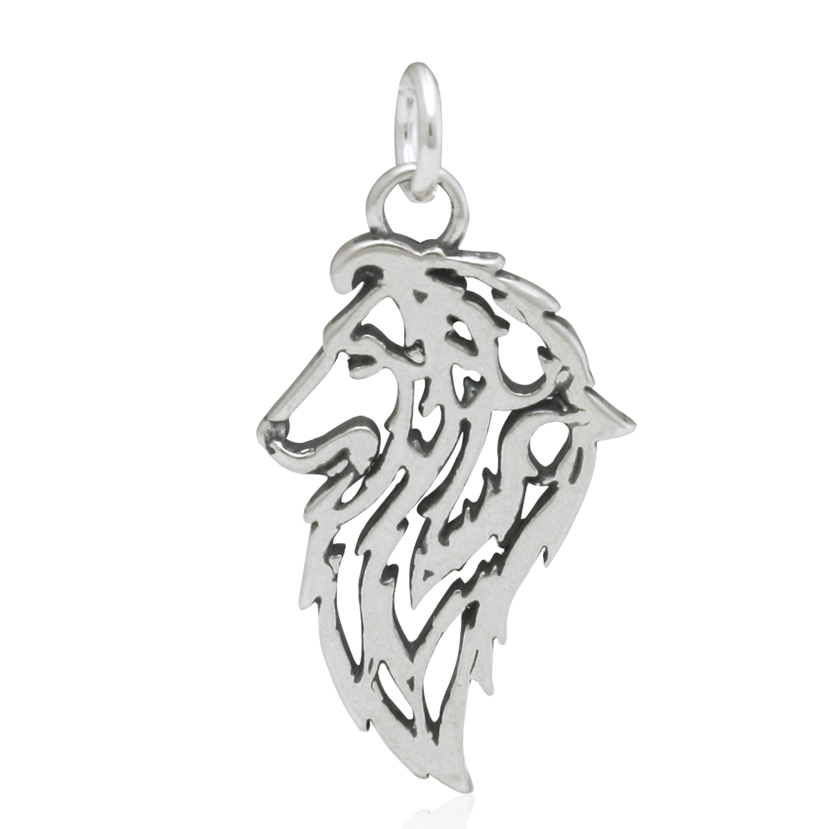 1200x1200 shetland sheepdog, head pendant