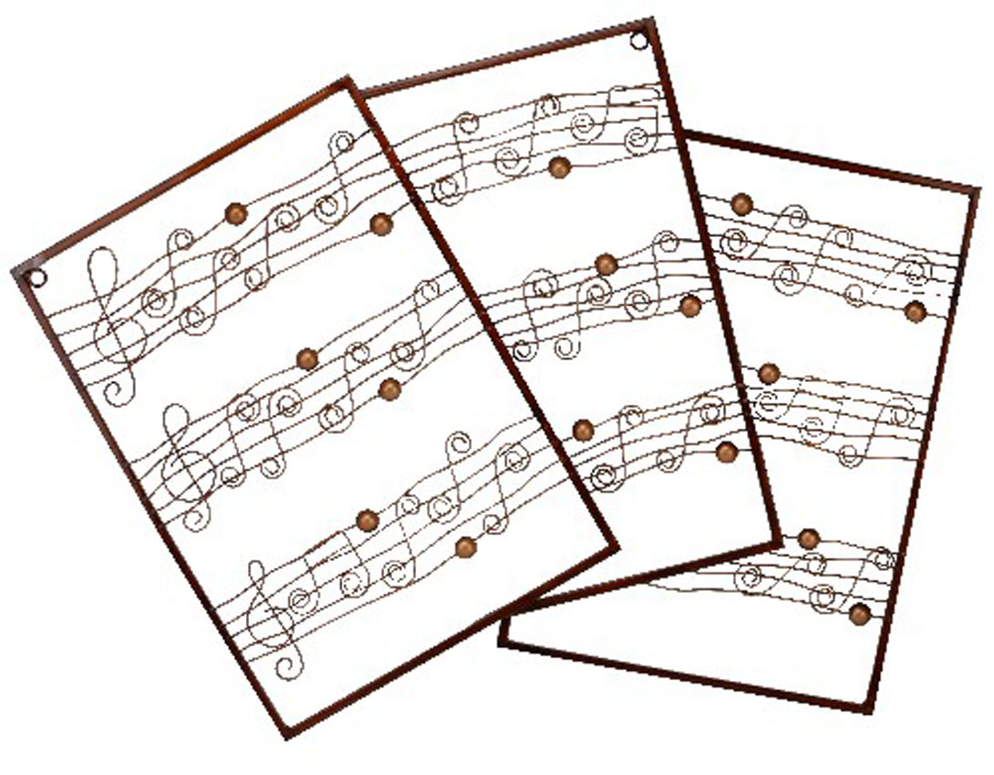 1090x850 Sheet Music Metal Wall Art
