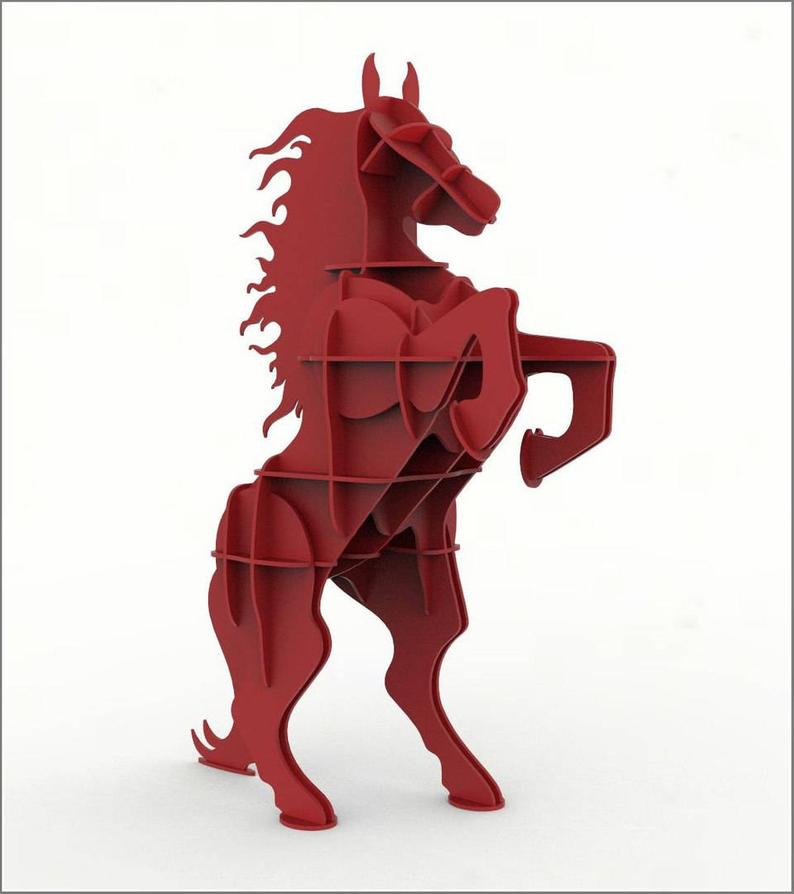 794x894 for woodwork drawing horse big shelf style decoration etsy