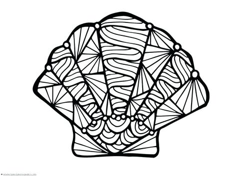 473x355 Seashell Coloring