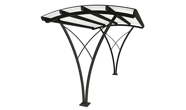 630x375 Arch Top Bike Shelters Treetop Products
