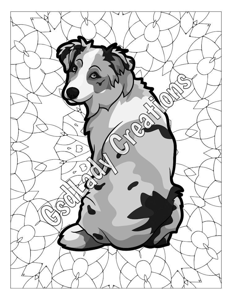 750x971 New Shepherd Dog Coloring Pages