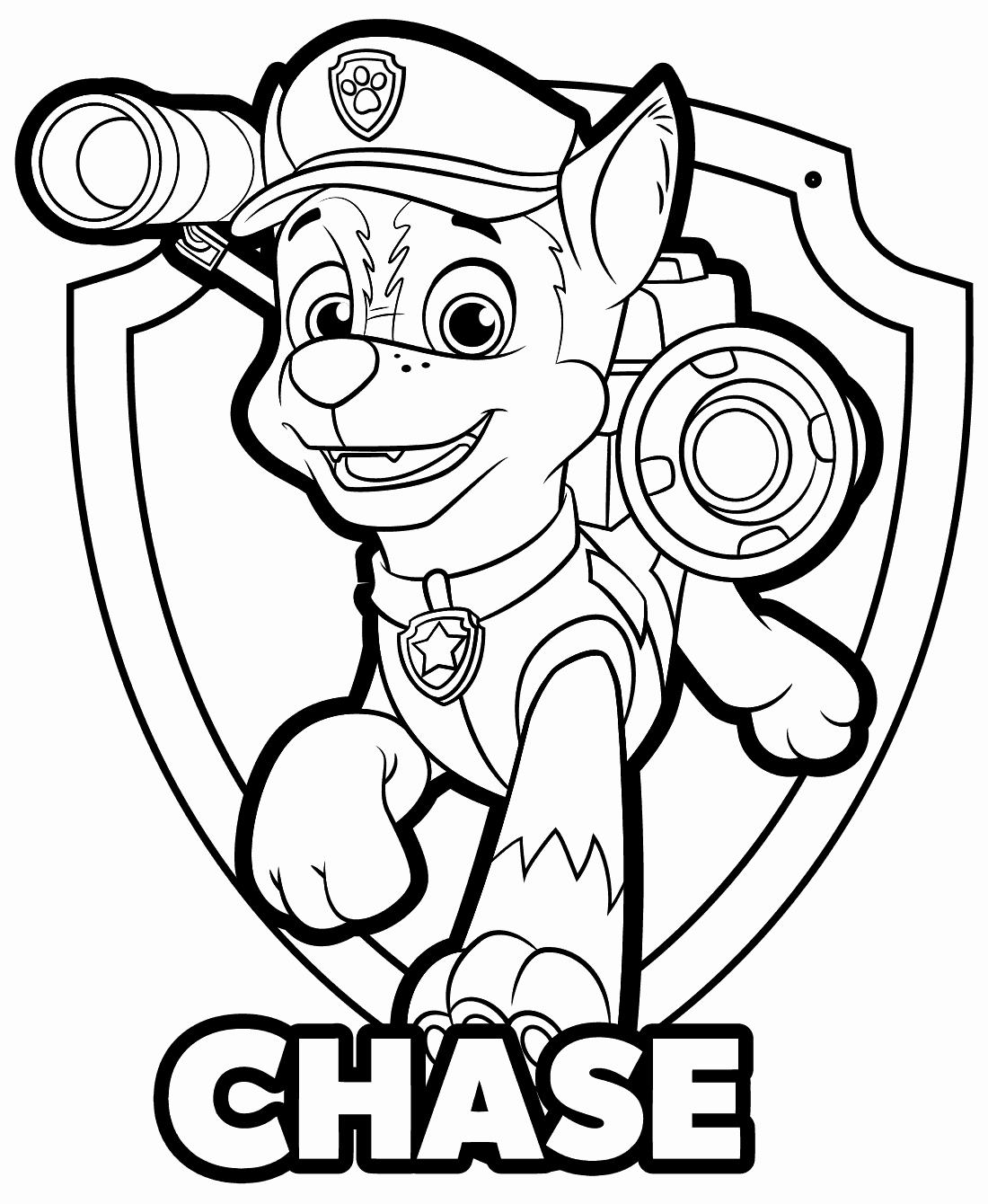 1100x1340 Maxresdefault To Chase Paw Patrol Coloring Page