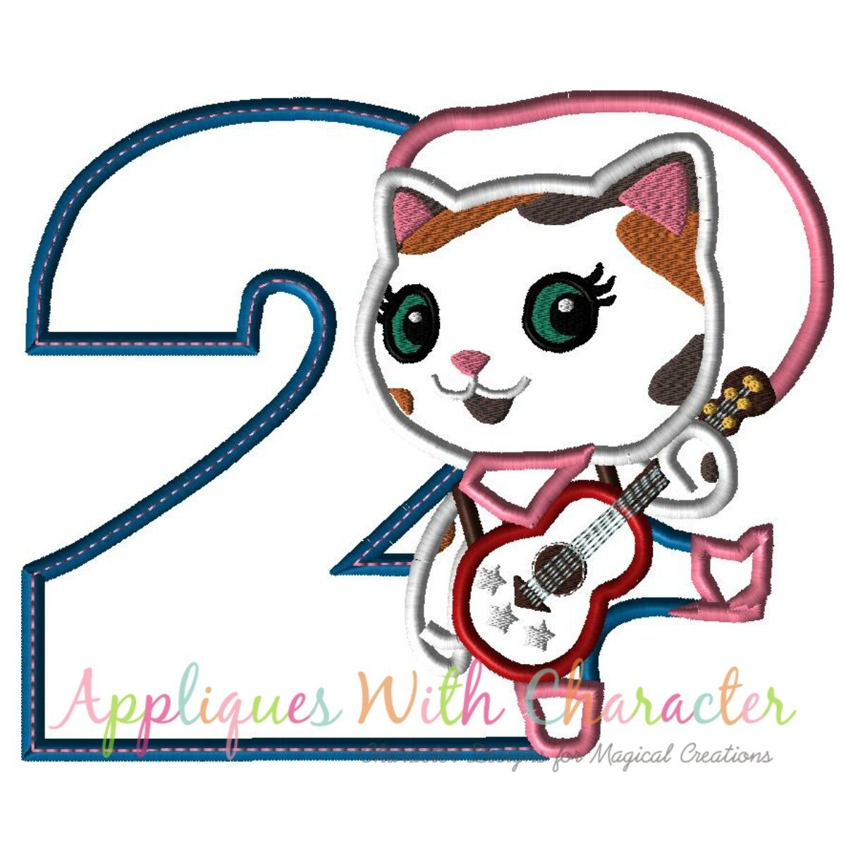 1200x1200 Sheriff Callie Two Applique Design