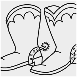 268x268 Cowboy Hat Coloring