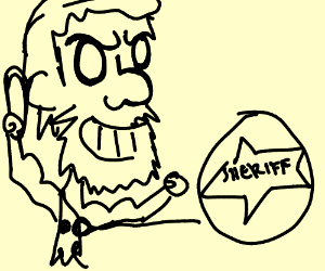 300x250 The Caveman! He's The Sheriff!